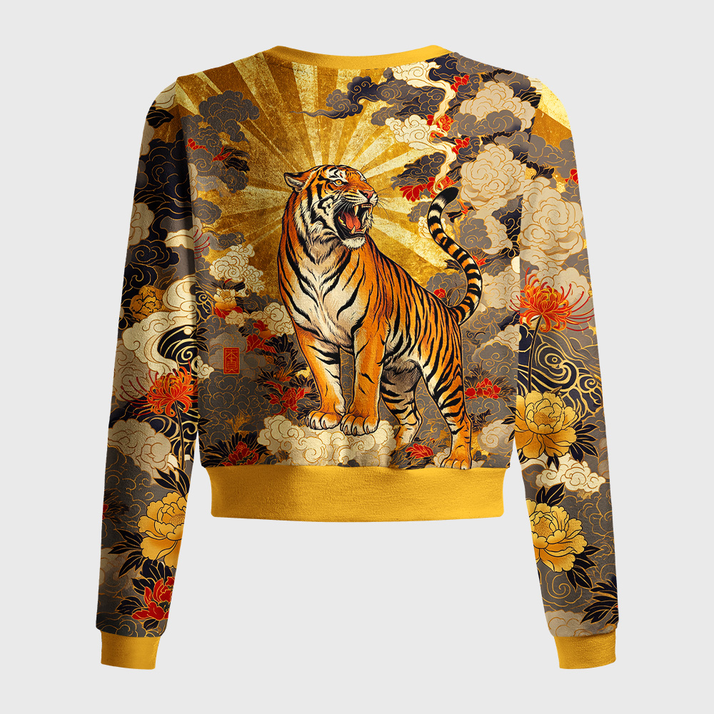 Tokyo-Tiger Majestic Tiger Of Radiance Women's Lightweight Cardigan