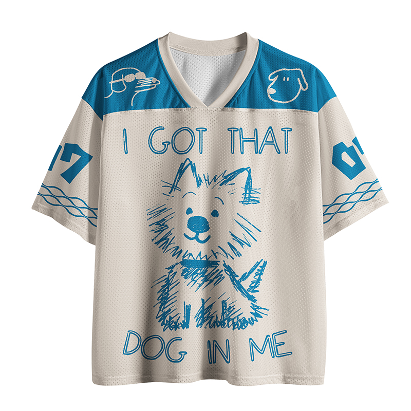 Tokyo-Tiger I Got That Dog In Me Funny Mesh Jersey