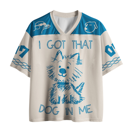 Tokyo-Tiger I Got That Dog In Me Funny Mesh Jersey