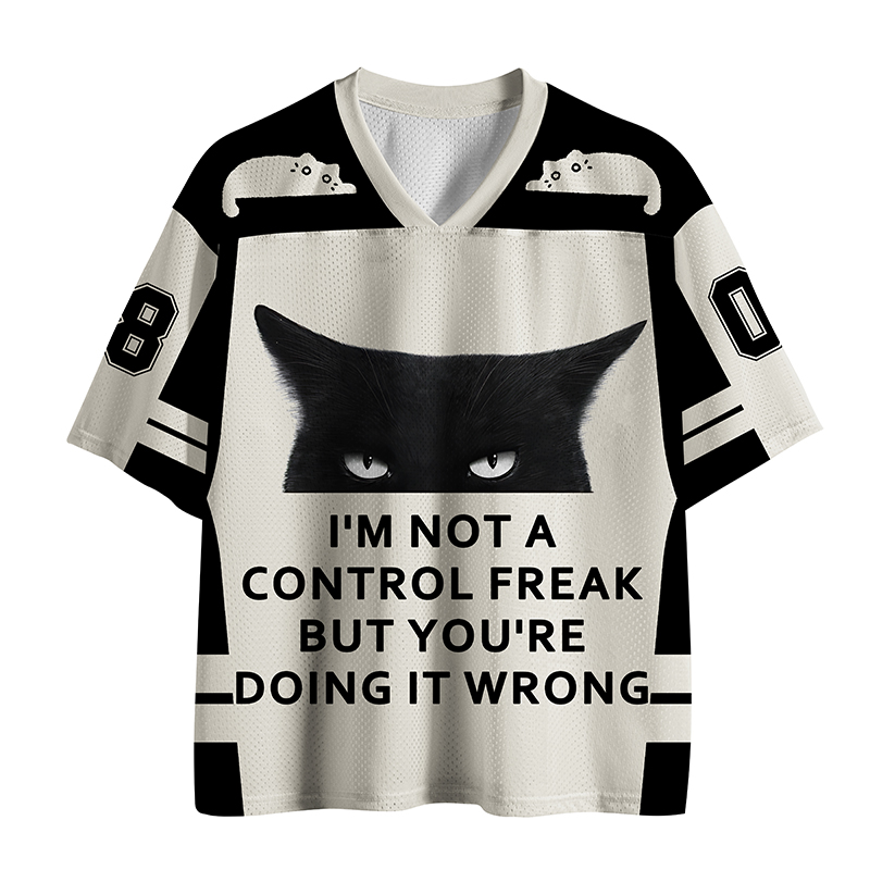 Tokyo-Tiger Control Freak Cat Mesh Jersey