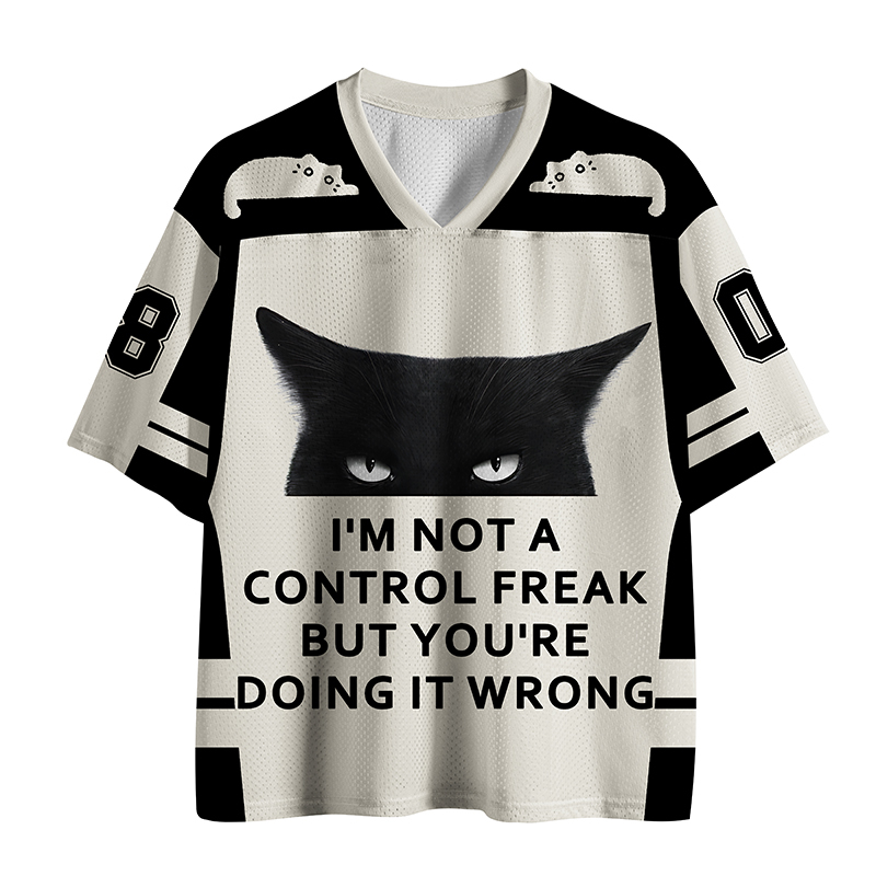 Tokyo-Tiger Control Freak Cat Mesh Jersey