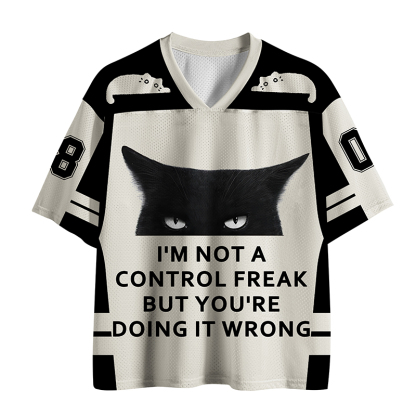 Tokyo-Tiger Control Freak Cat Mesh Jersey