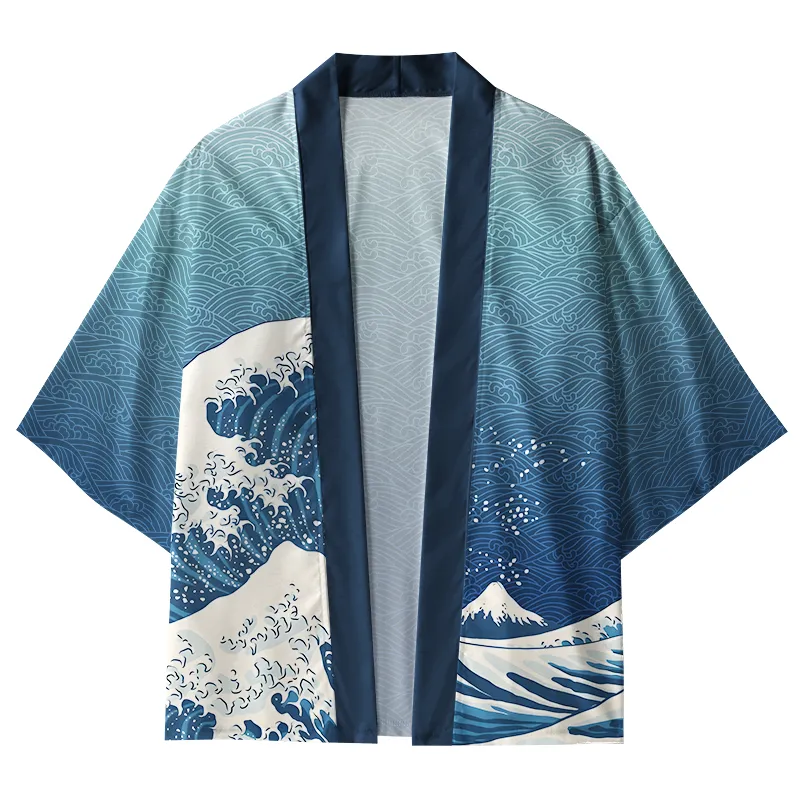 Tokyo-Tiger The Great Wave Off Fuji Kimono Cardigan Sale