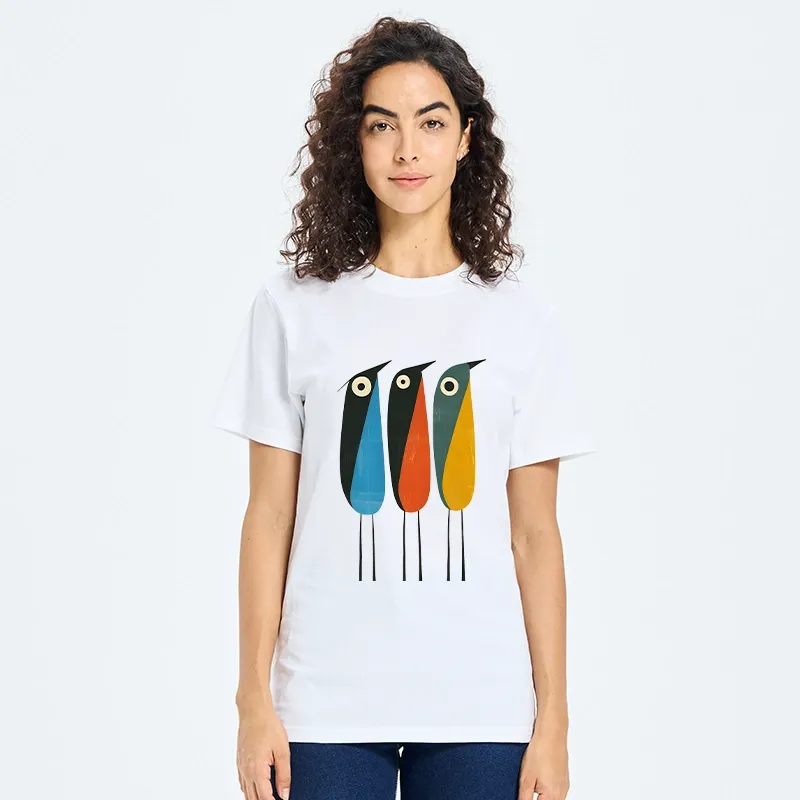 Tokyo-Tiger Bold Shape Birds Classic T-Shirt