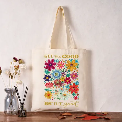 Tokyo-Tiger Flower：See The Good Be The Good Tote Bag