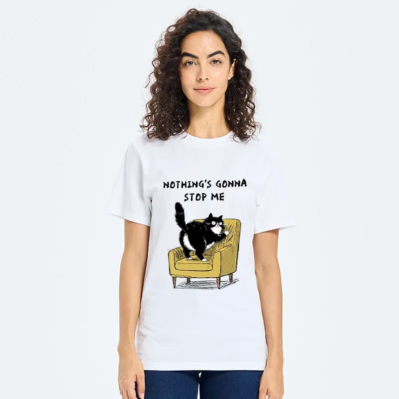 Tokyo-Tiger Sassy Cat Scratch Sofa Relatable Print Classic T-Shirt
