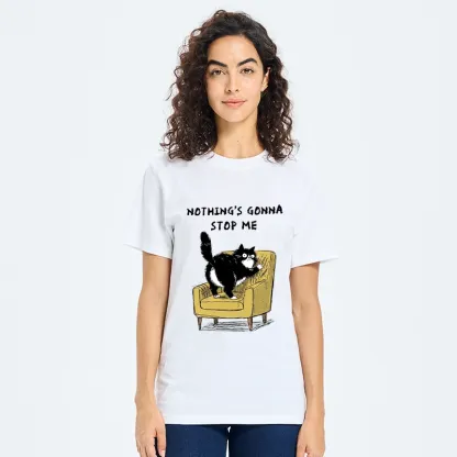Tokyo-Tiger Sassy Cat Scratch Sofa Relatable Print Classic T-Shirt