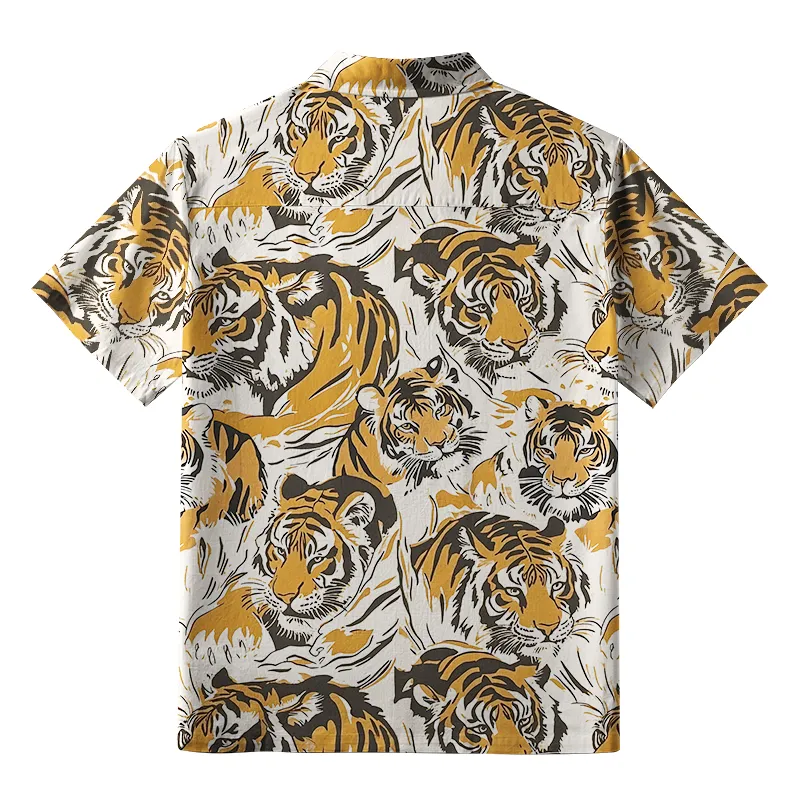 Tokyo-Tiger Wild Tiger Button-up Shirt