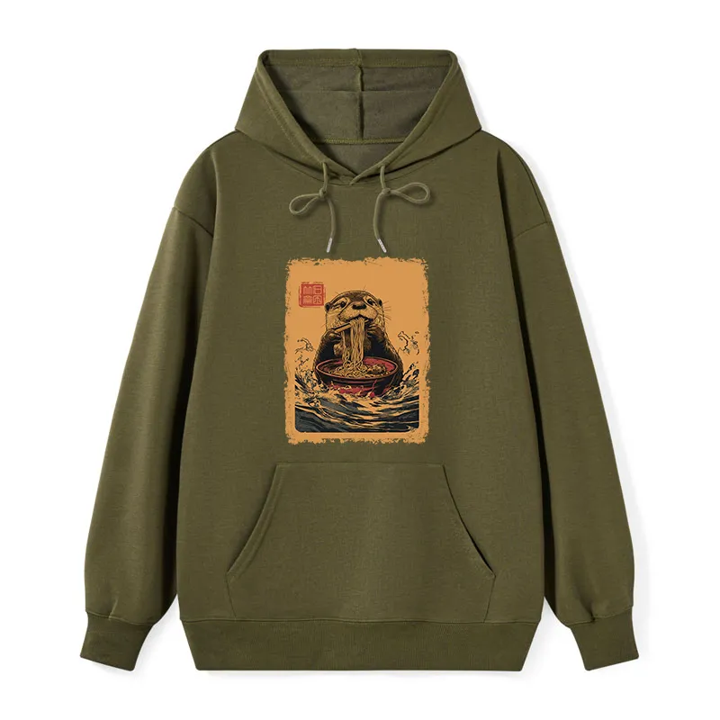 Tokyo-Tiger Ramen Lover Otter Classic Hoodie