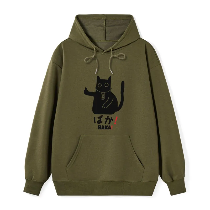 Tokyo-Tiger Japanese Baka Cat Classic Hoodie