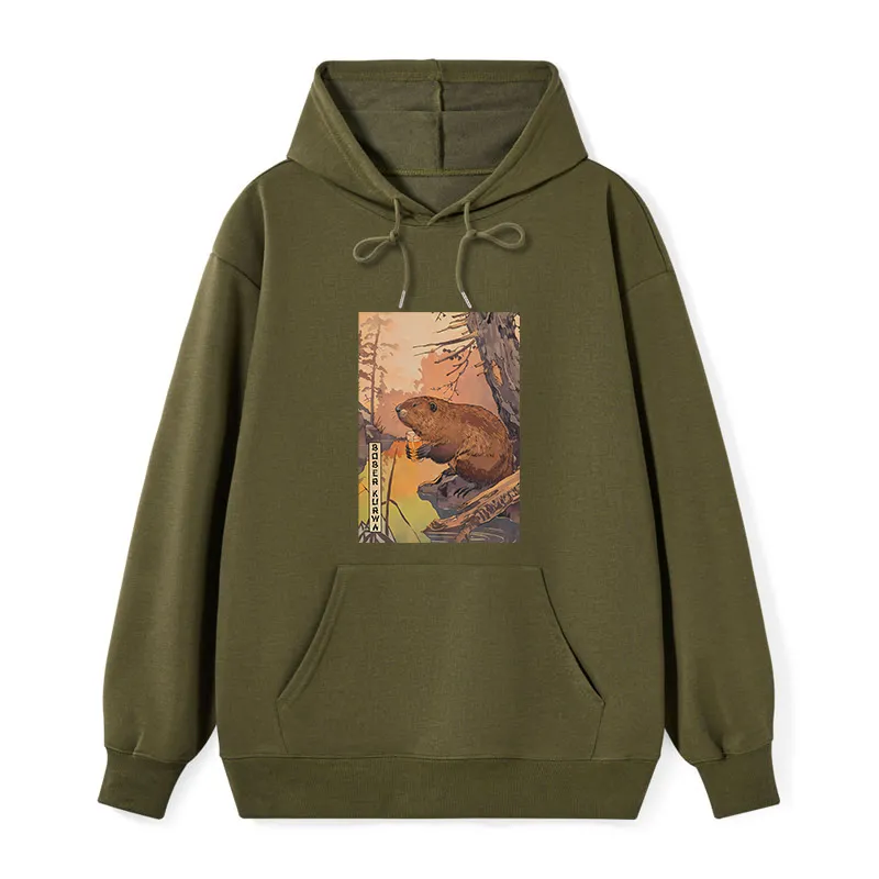 Tokyo-Tiger Beaver By The River Classic Hoodie