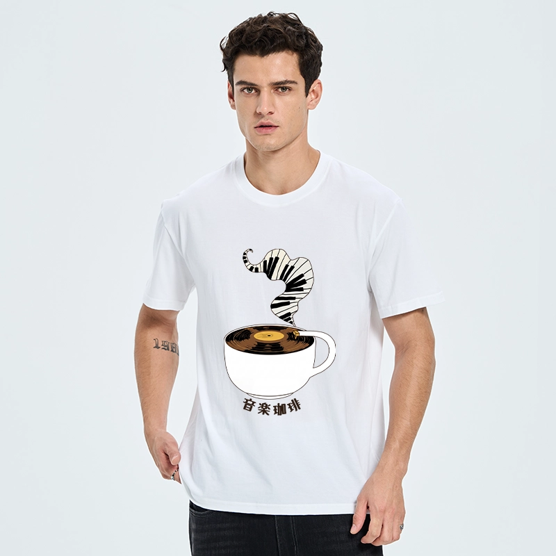 Tokyo-Tiger Piano Smoke Rises From Coffee Mug Classic T-Shirt