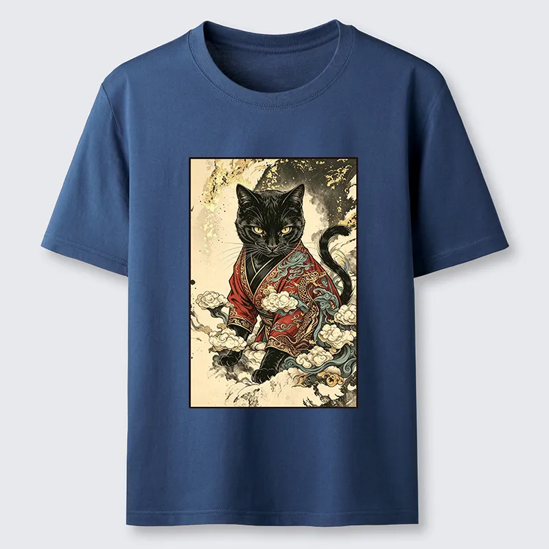 Tokyo-Tiger Traditional Robe Cat Art Classic T-Shirt
