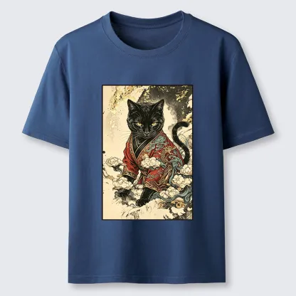 Tokyo-Tiger Traditional Robe Cat Art Classic T-Shirt
