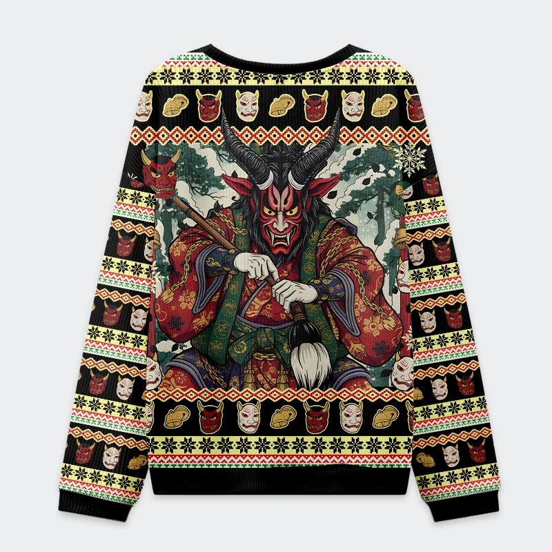 Tokyo-Tiger japanese Monster Christmas Ugly Sweatshirt