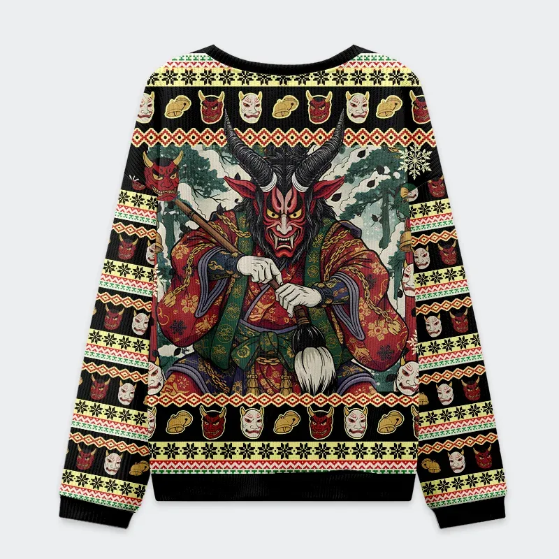 Tokyo-Tiger japanese Monster Christmas Ugly Sweatshirt
