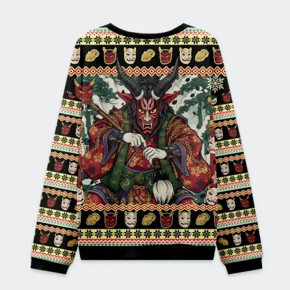 Tokyo-Tiger japanese Monster Christmas Ugly Sweatshirt