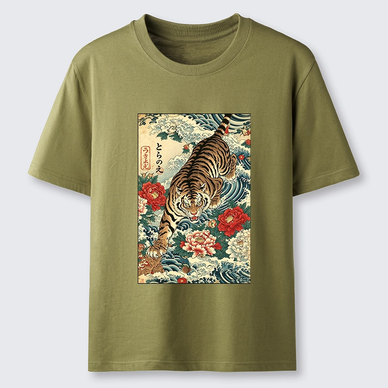 Tokyo-Tiger Retro Wave Tiger Classic T-Shirt