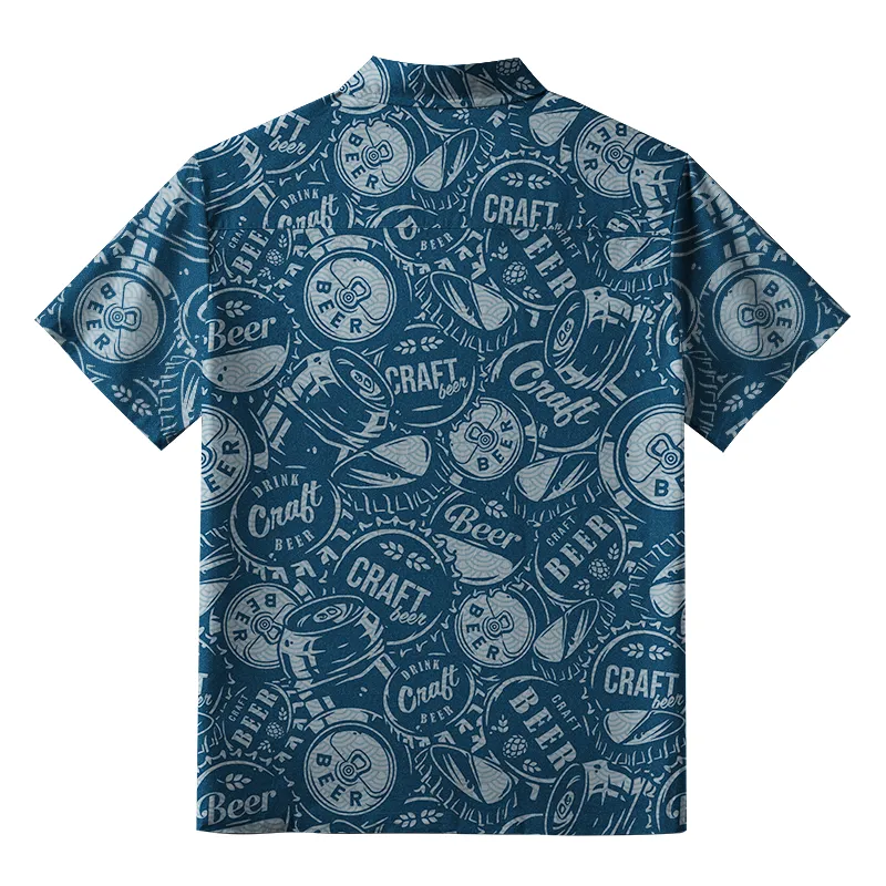 Tokyo-Tiger Craft Beer Aloha Hawaiian Shirt