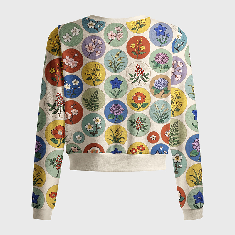Tokyo-Tiger Circle Botanicals Women's Lightweight Cardigan