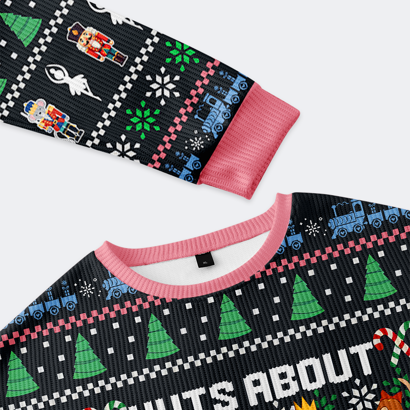 Tokyo-Tiger Nutcracker Wonderland Christmas Ugly Sweatshirt