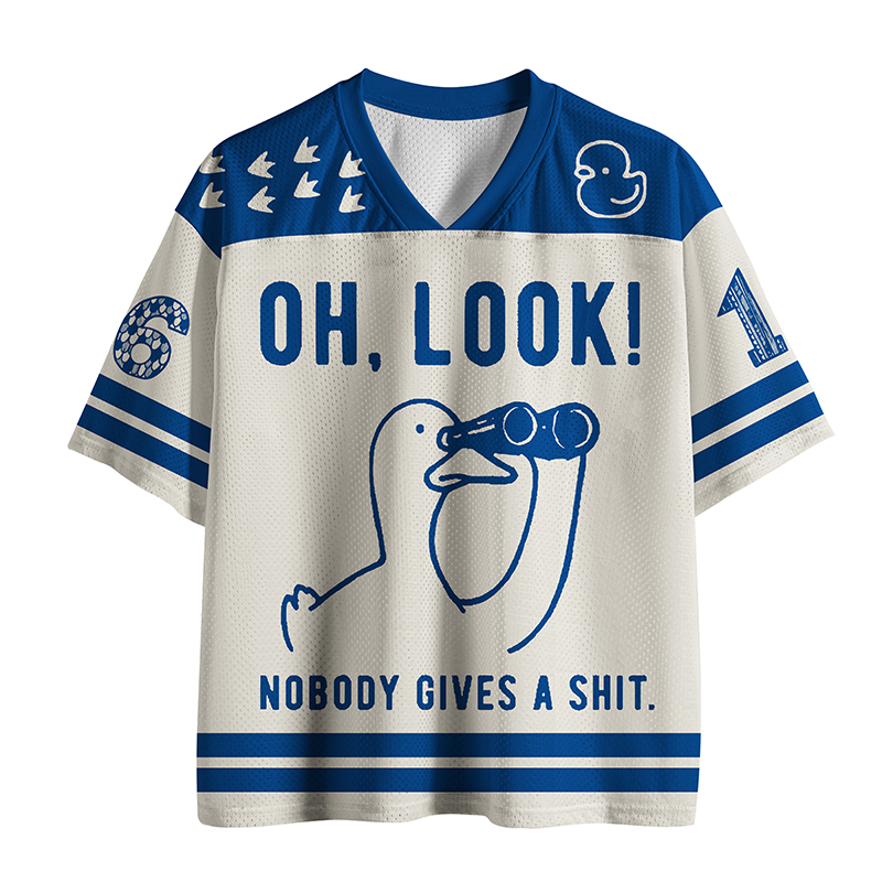 Tokyo-Tiger No One Cares About The Duck Mesh Jersey