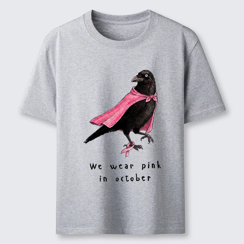 Tokyo-Tiger Pink Ribbon Raven Breast Cancer Awareness Classic T-Shirt