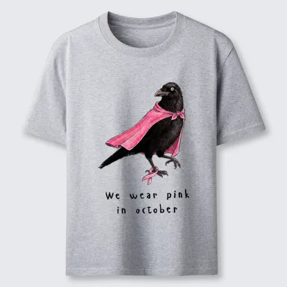 Tokyo-Tiger Pink Ribbon Raven Breast Cancer Awareness Classic T-Shirt