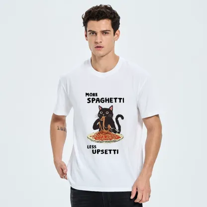 Tokyo-Tiger More Spaghetti Less Upsetti Cat Classic T-Shirt