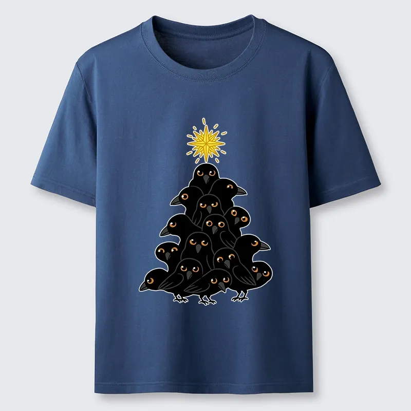 Tokyo-Tiger Crow Christmas Tree Classic T-Shirt