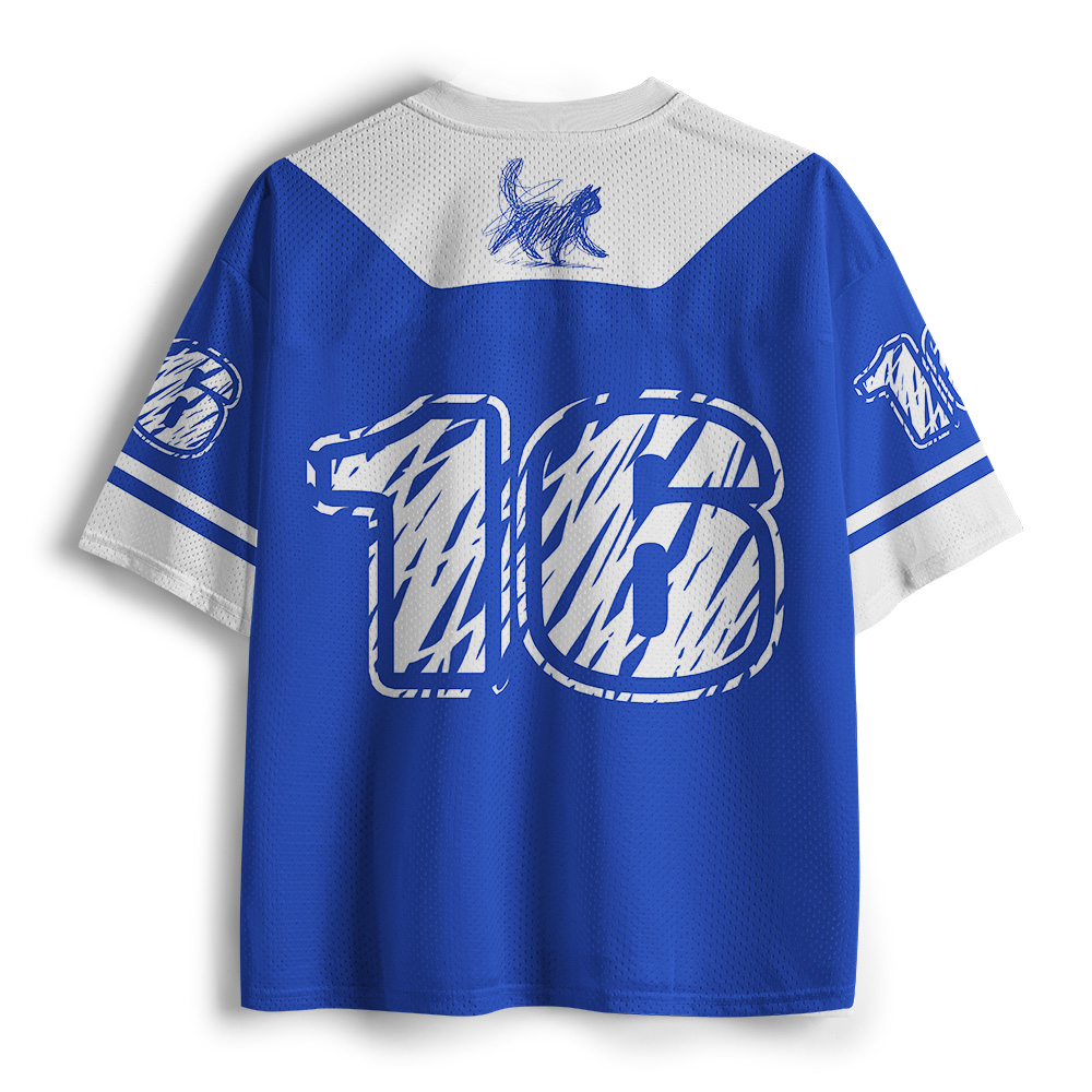 Tokyo-Tiger Minimalist Line Cat Mesh Jersey