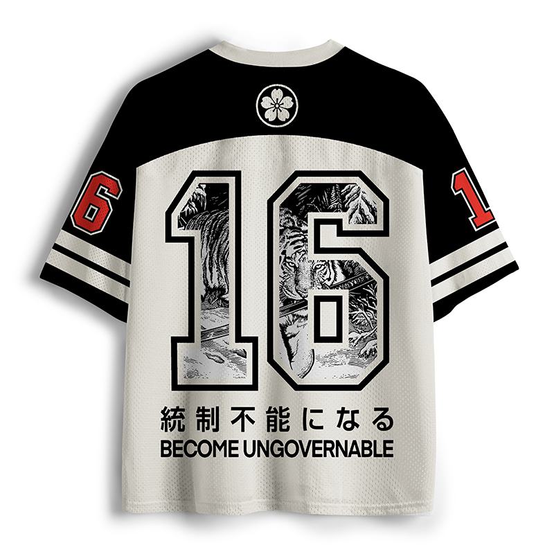 Tokyo-Tiger Sword Tiger Funny Meme Mesh Jersey