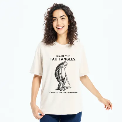 Tokyo-Tiger It's All Tau Tangles' Fault Washed T-Shirt