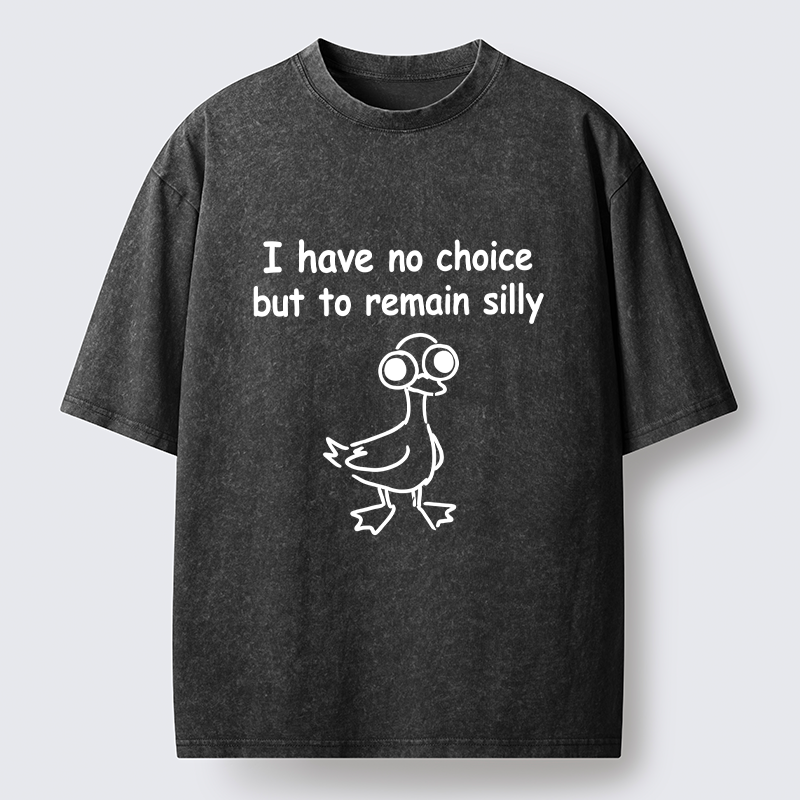 Tokyo-Tiger Cute Silly Goose Meme Washed T-Shirt