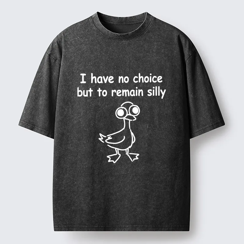Tokyo-Tiger Cute Silly Goose Meme Washed T-Shirt