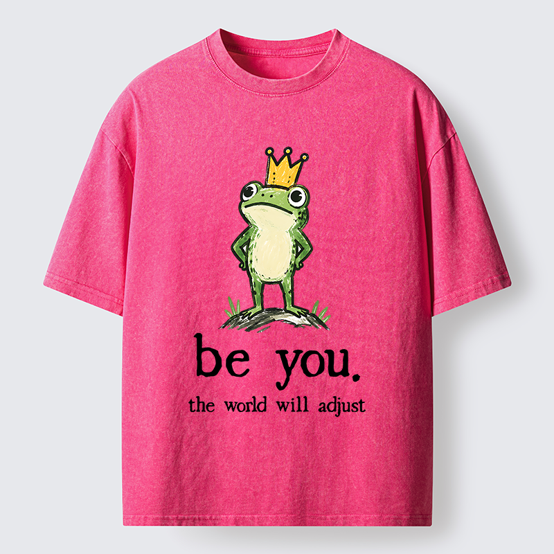 Tokyo-Tiger Confident Crown Frog Washed T-Shirt