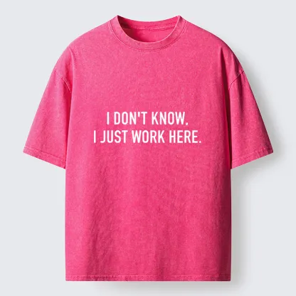 Tokyo-Tiger Work Life Mood Washed T-Shirt