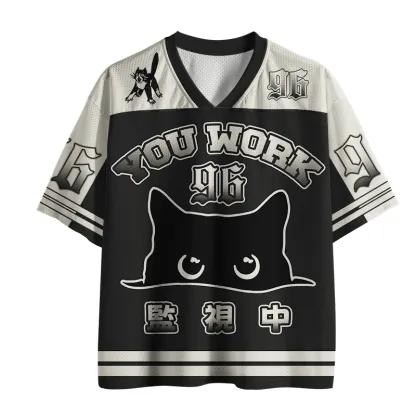 Tokyo-Tiger A Cat That Spies Mesh Jersey