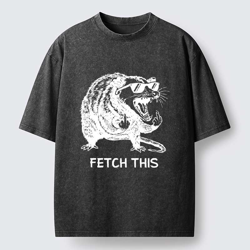 Tokyo-Tiger Cool Opossum Funny Meme Washed T-Shirt