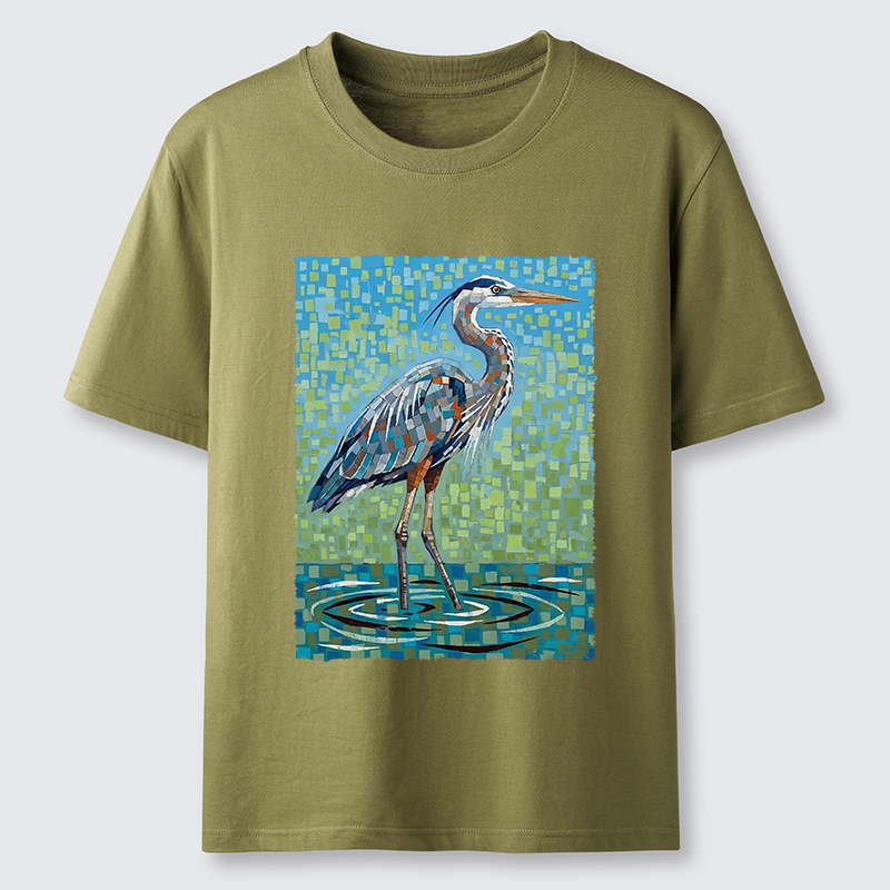 Tokyo-Tiger Color Block Heron Classic T-Shirt