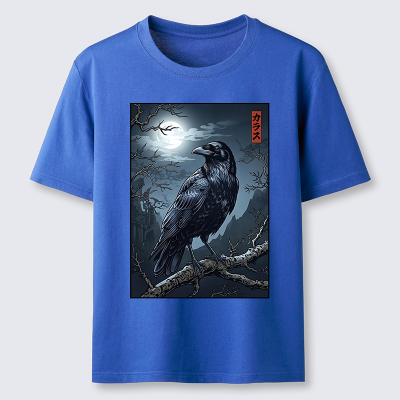 Tokyo-Tiger Full Moon Crow Vibe Classic T-Shirt