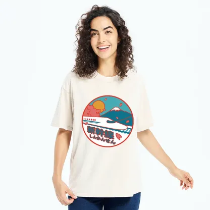 Tokyo-Tiger Japan Shinkansen Washed T-Shirt
