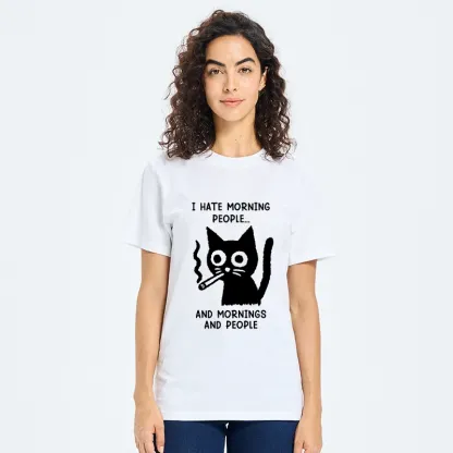 Tokyo-Tiger Morning Black Cat Classic T-Shirt