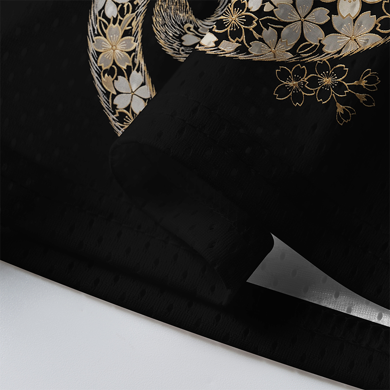 Tokyo-Tiger Golden Sakura Feline Mesh Jersey
