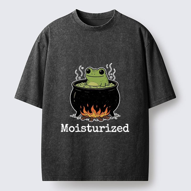 Tokyo-Tiger Funny Frog In A Pot Meme Washed T-Shirt