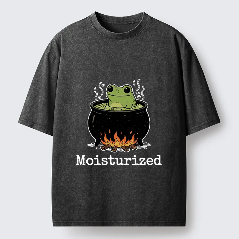 Tokyo-Tiger Funny Frog In A Pot Meme Washed T-Shirt