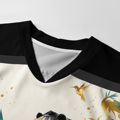 Tokyo-Tiger Mountain Panda Warrior Long-Sleeve Hockey Jersey