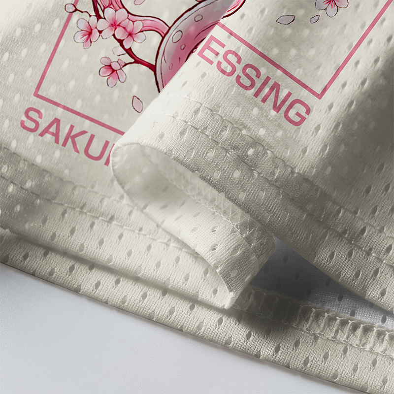 Tokyo-Tiger Octopus Sakura Waltz Mesh Jersey