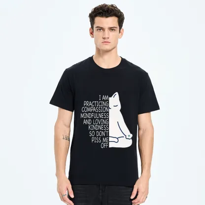 Tokyo-Tiger Calm Black Cat With Anger Issues Classic T-Shirt