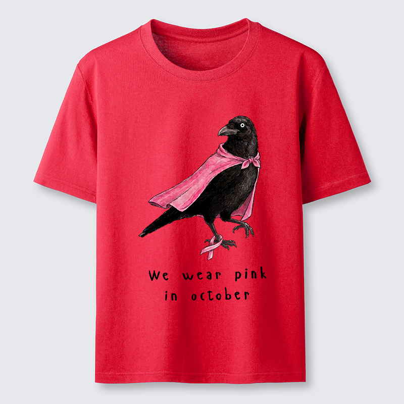 Tokyo-Tiger Pink Ribbon Raven Breast Cancer Awareness Classic T-Shirt